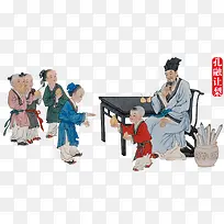 孔融让梨