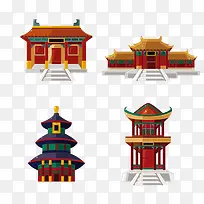 卡通城楼