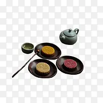 彩色的中式糕点