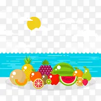 水果海滩