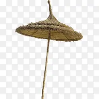 草制沙滩遮阳伞