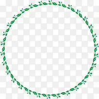 绿色的圆环