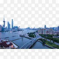 上海俯视图