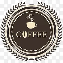 褐色咖啡标志