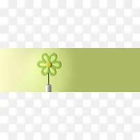 清新卡通花瓣海报背景