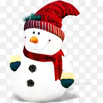 高清戴帽子的小雪人