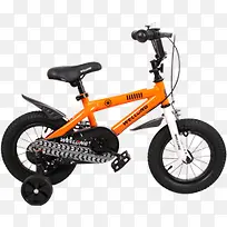 小型橙色自行车儿童节礼物