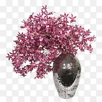 紫花盆栽软装配饰png