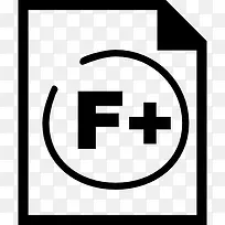 F加学校评级纸界面符号图标