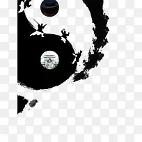 中国太极八卦创意元素