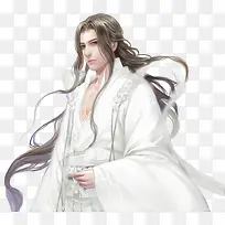 手绘月老