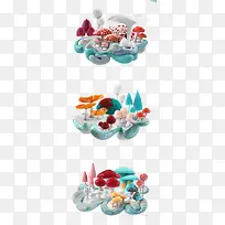 立体海洋生物