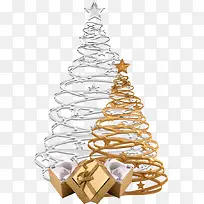 金银圣诞树