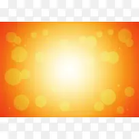 橙黄色光斑光效元素