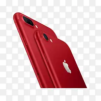 苹果手机红色质感手机套