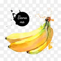 Banana香蕉水墨画