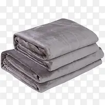 灰色羊毛毯