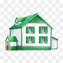 绿色的小别墅