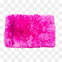 紫色毛地毯