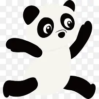 跳跃的大熊猫