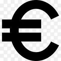 欧元货币符号图标