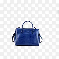 蓝色纹理女式包包