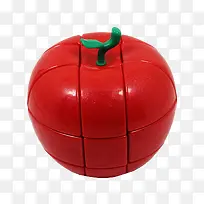 苹果魔方玩具红色