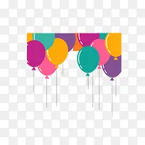 2岁生日快乐气球Png