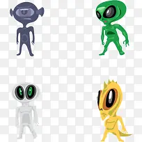 四个外星小人