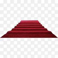 国庆节红色地毯台阶