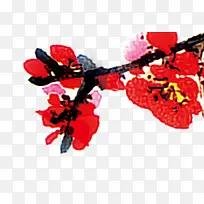 水墨梅花