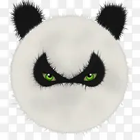 毛绒大熊猫免抠素材