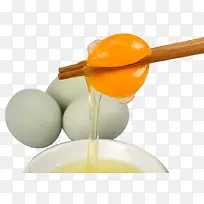 筷子夹鸡蛋