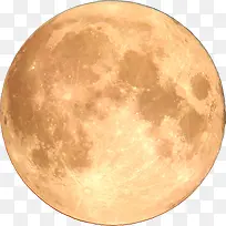 黄色月球表面七夕