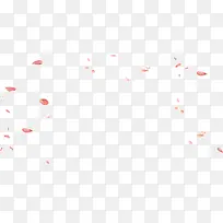 花瓣漂浮