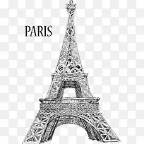巴黎铁塔矢量素材