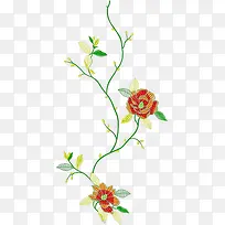 花藤花卉艺术装饰图案