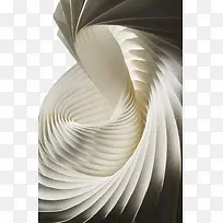 扇形螺旋折叠创意建筑设计