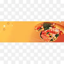 美食banner创意图