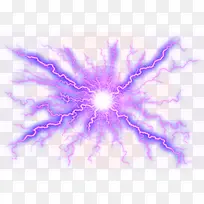 紫色雷电