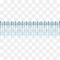 卡通蓝色围栏
