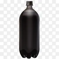 黑色大可乐瓶子png素材
