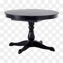 黑色木桌
