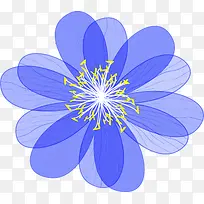 3d电脑制作蓝色鲜花