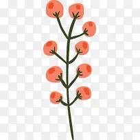 手绘树枝