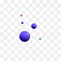 圆球蓝色漂浮元素活动背景