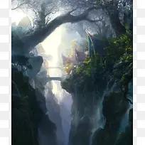 黑我森林悬崖房屋