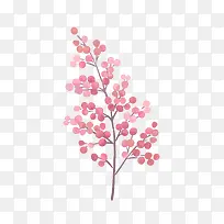 粉色花卉纹样图案