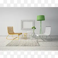 椅子灯具地毯相框