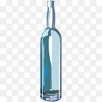 透明酒瓶图形